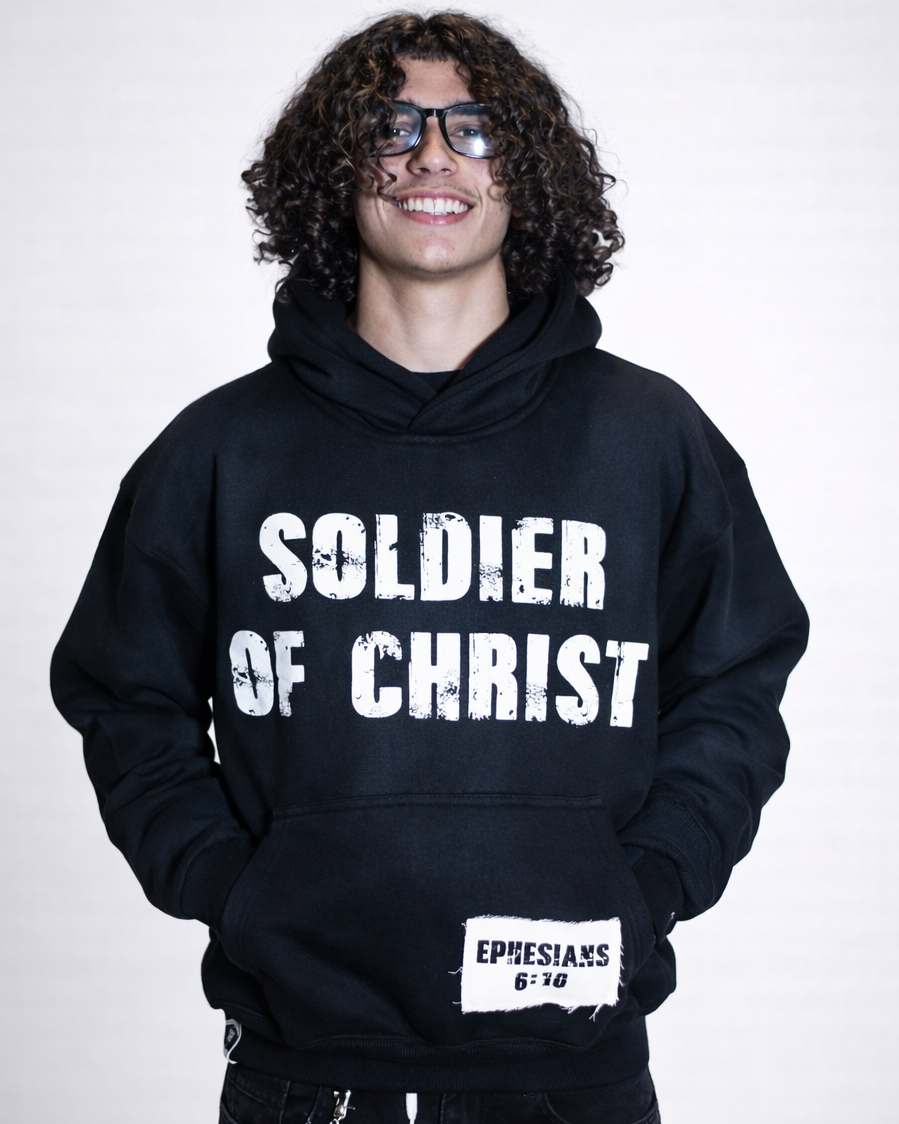 "Ash Black" SOLDIER HOODIE