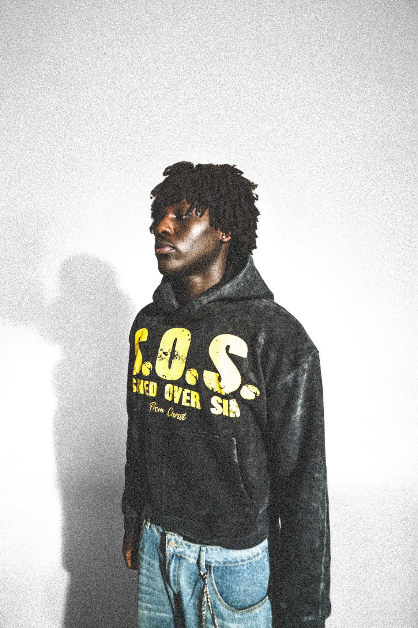 "Black" S.O.S. Hoodie