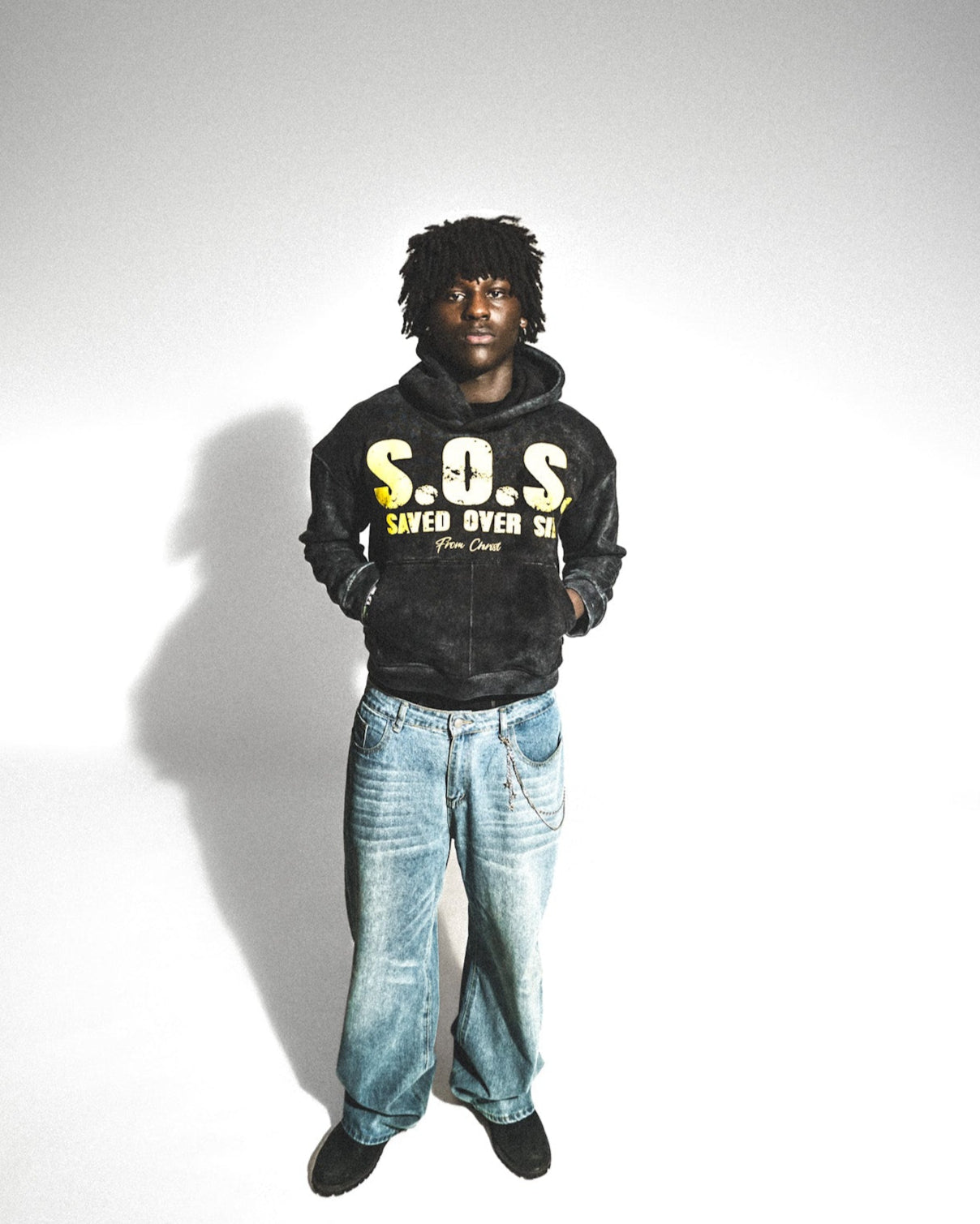 "Black" S.O.S. Hoodie