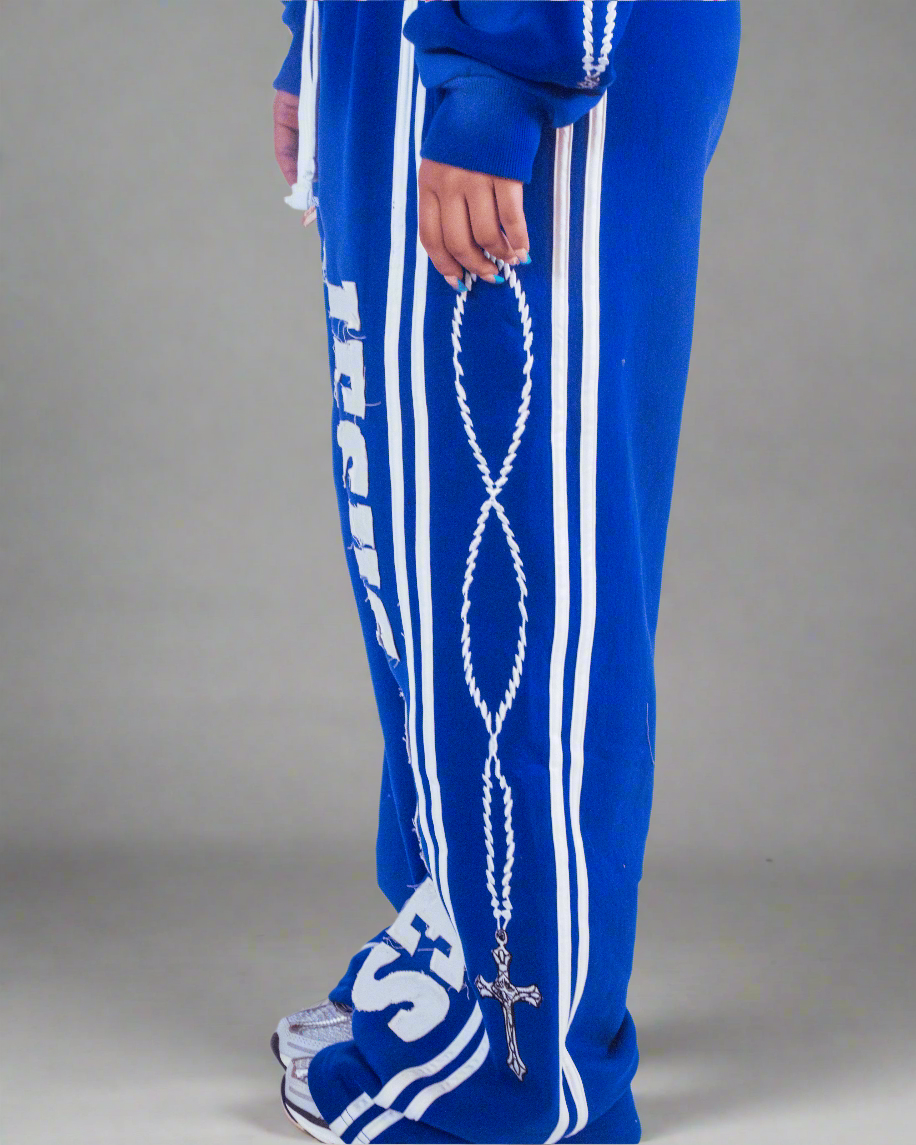 "Ocean Blue" Jesus Saves Sweatpants