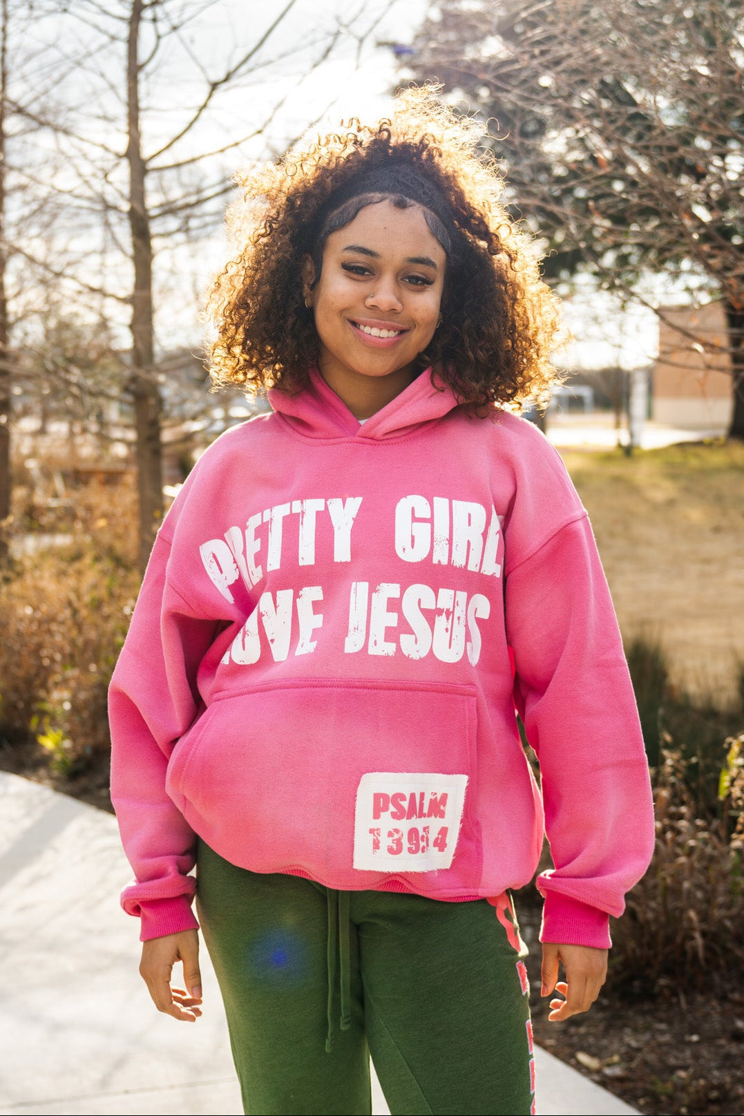 "Luminous Pink" Pretty Girls Hoodie