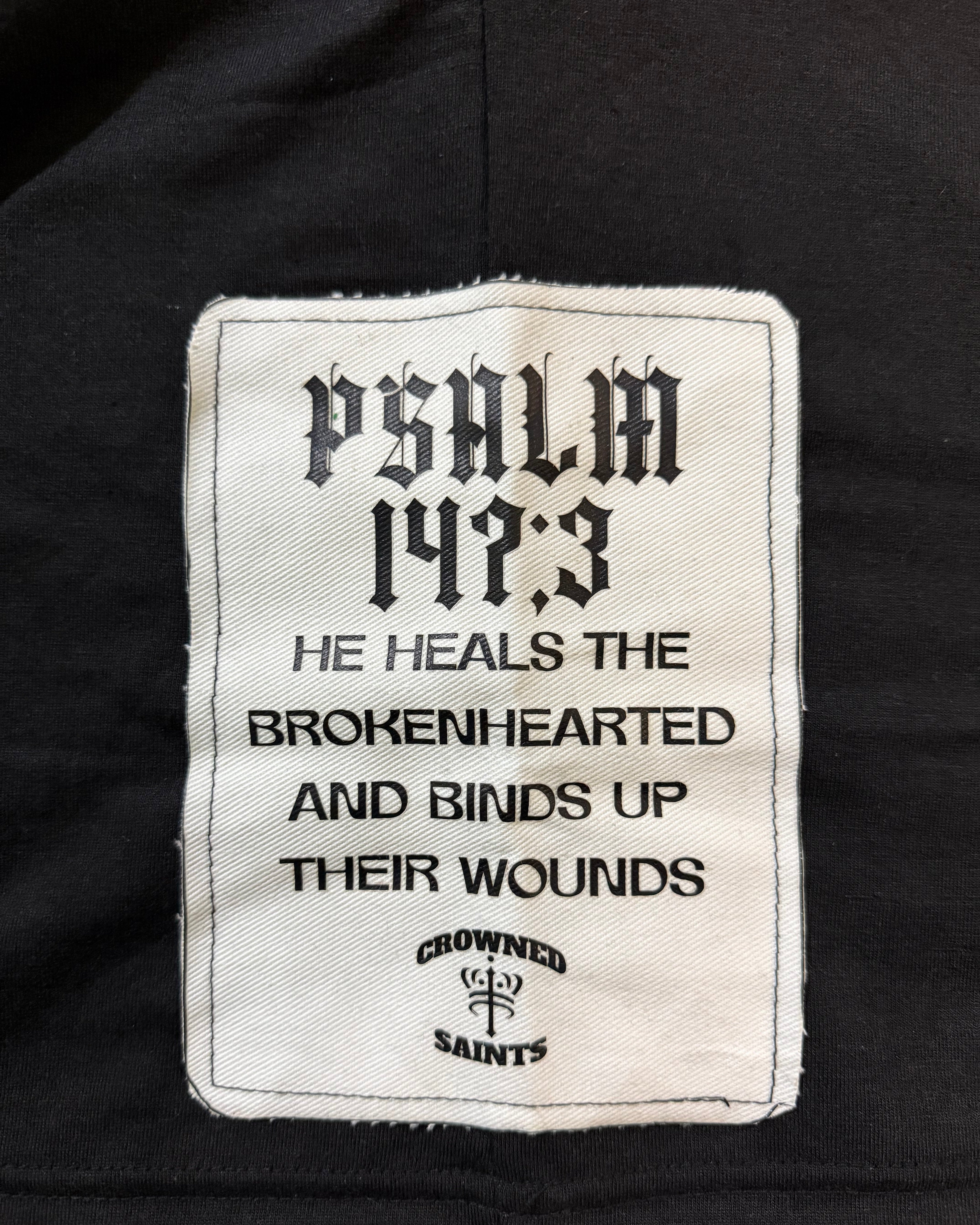 "Midnight Black" Healed Boxy Tee